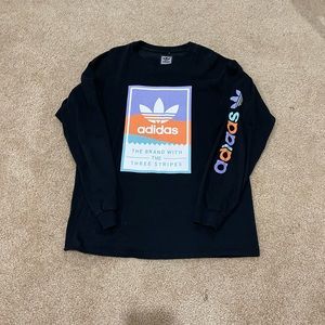 Adidas Graphic Long Sleeve T Shirt